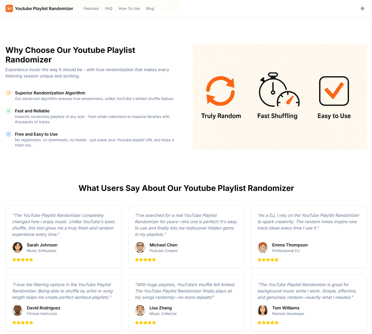 YouTube Playlist Randomizer gallery image