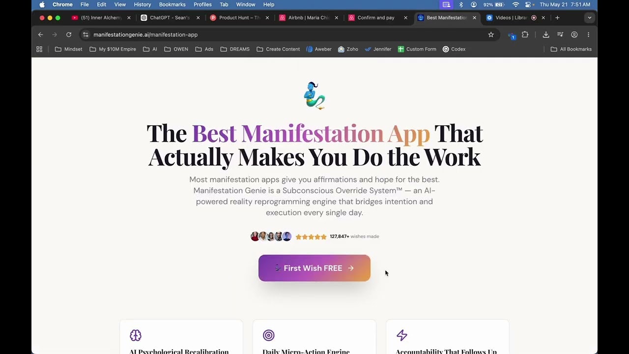 Your personal AI manifestation wizard gallery image
