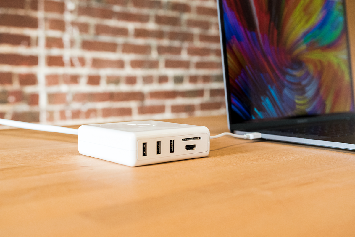 Orange Charger USB-C Hub gallery image