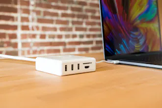 Orange Charger USB-C Hub gallery image