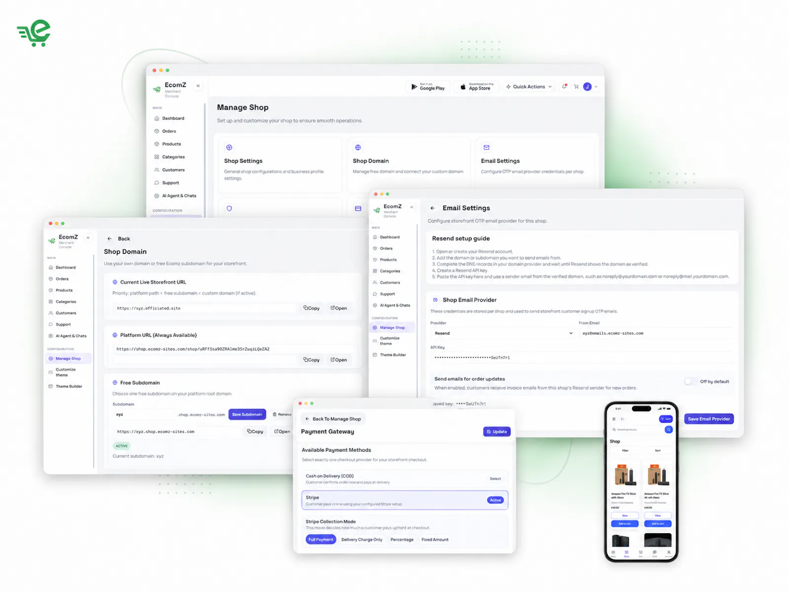 Ecomz AI Multi-Tenant SAAS Store Builder screenshot 20