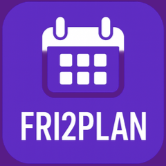 FRI2PLAN - Product Hunt launch logo and brand identity