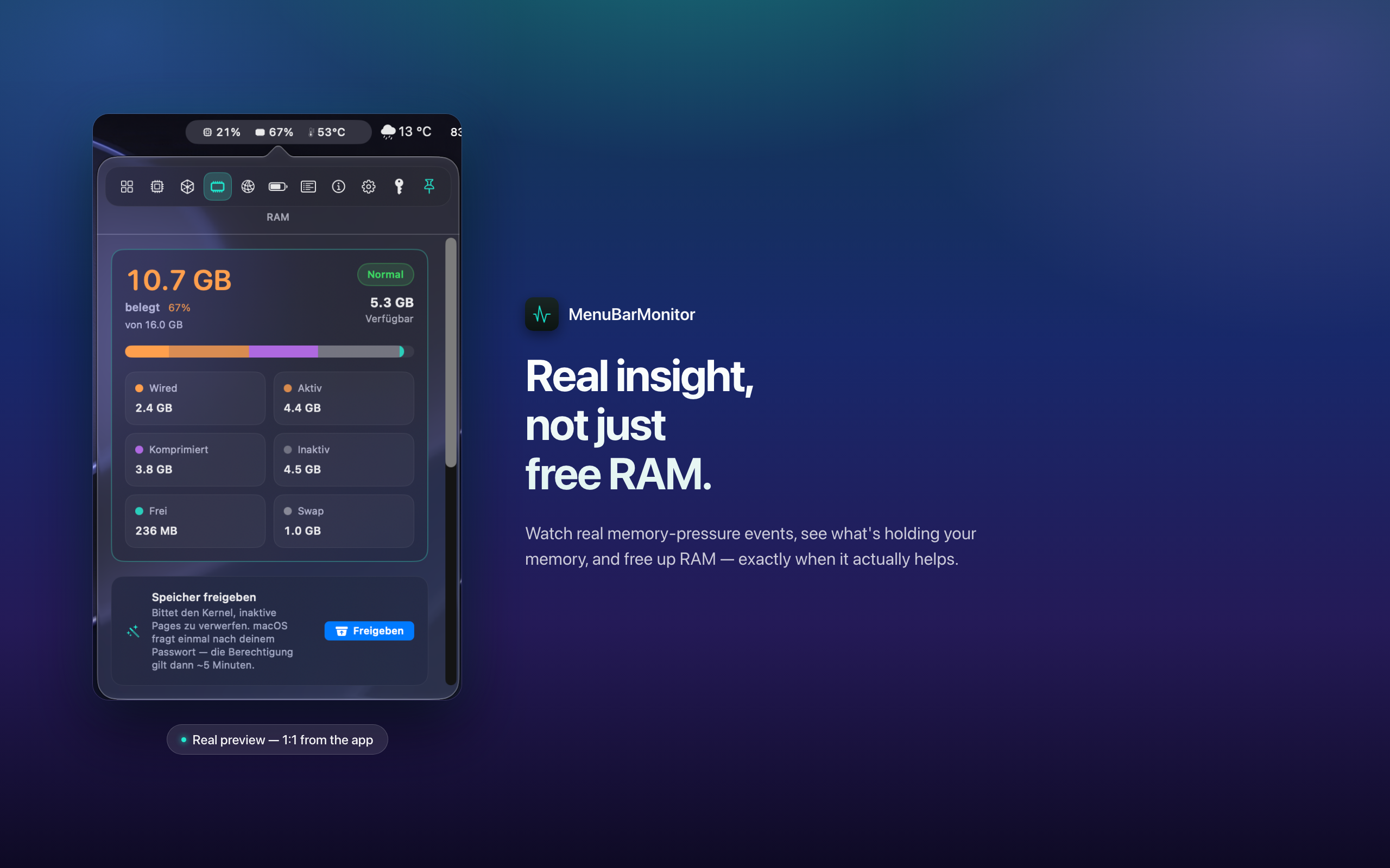 MenuBarMonitor gallery image