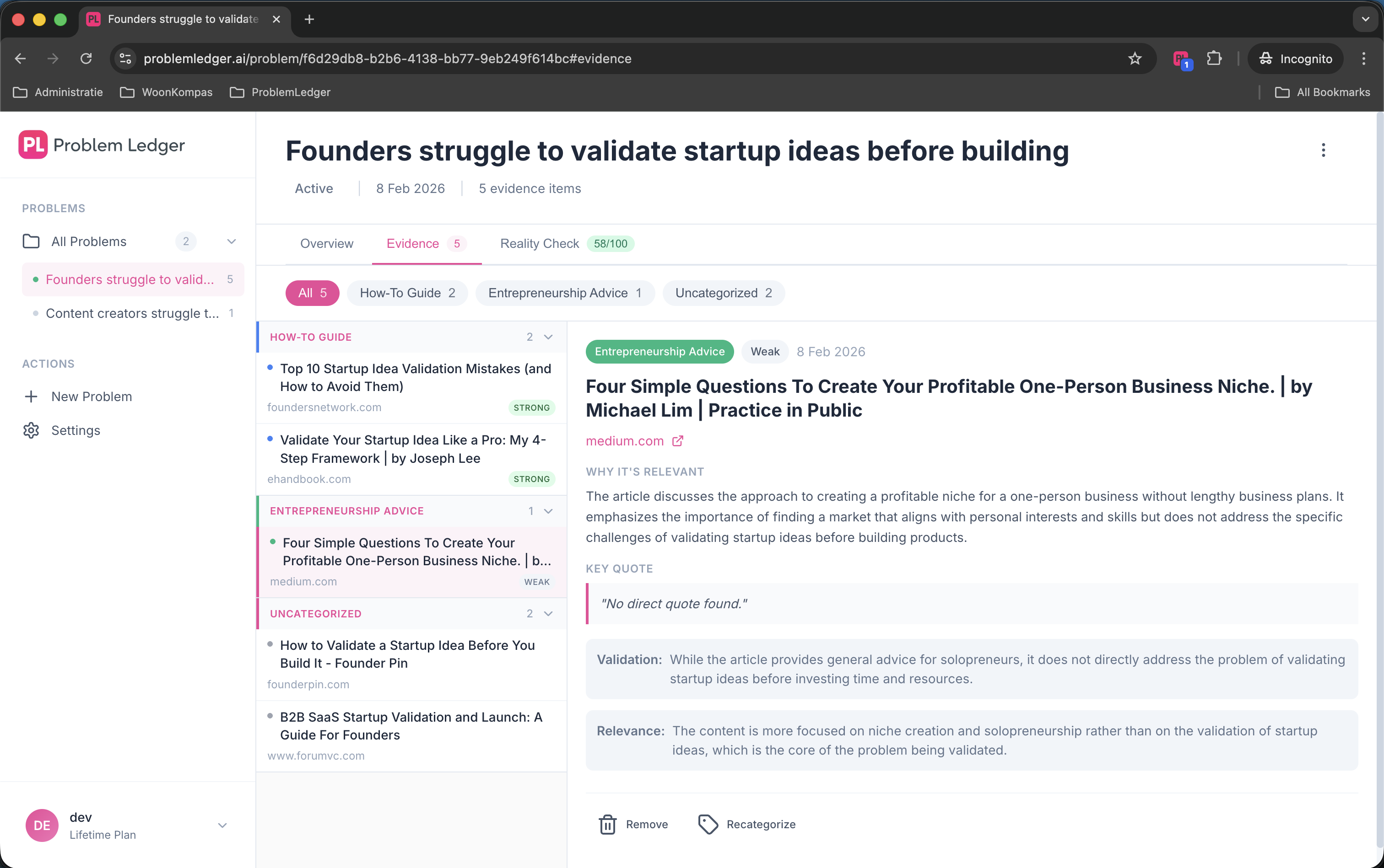 Problem Ledger gallery image