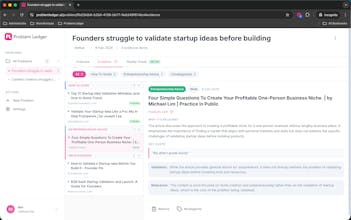 Problem Ledger gallery image