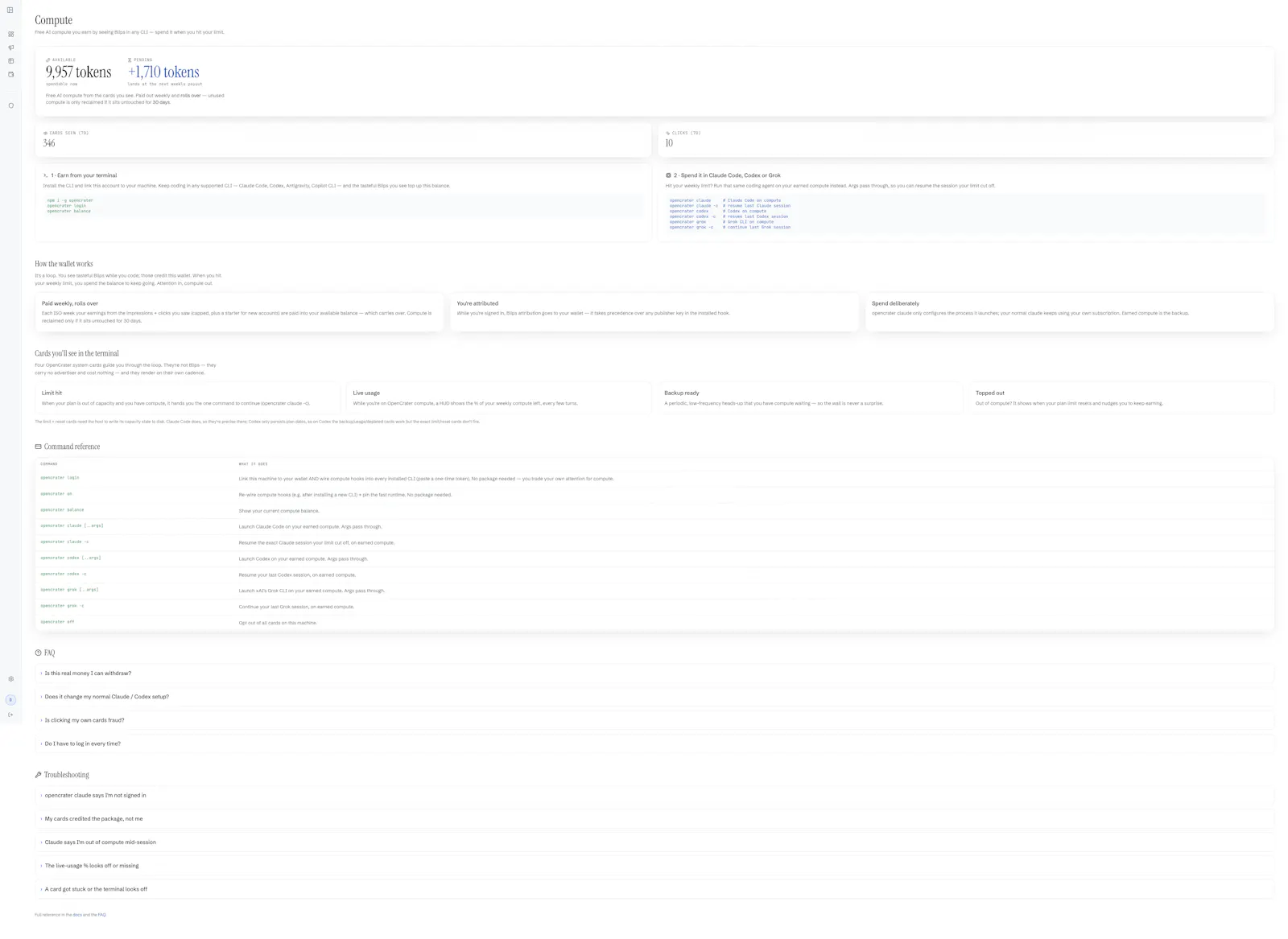 OpenCrater screenshot 2