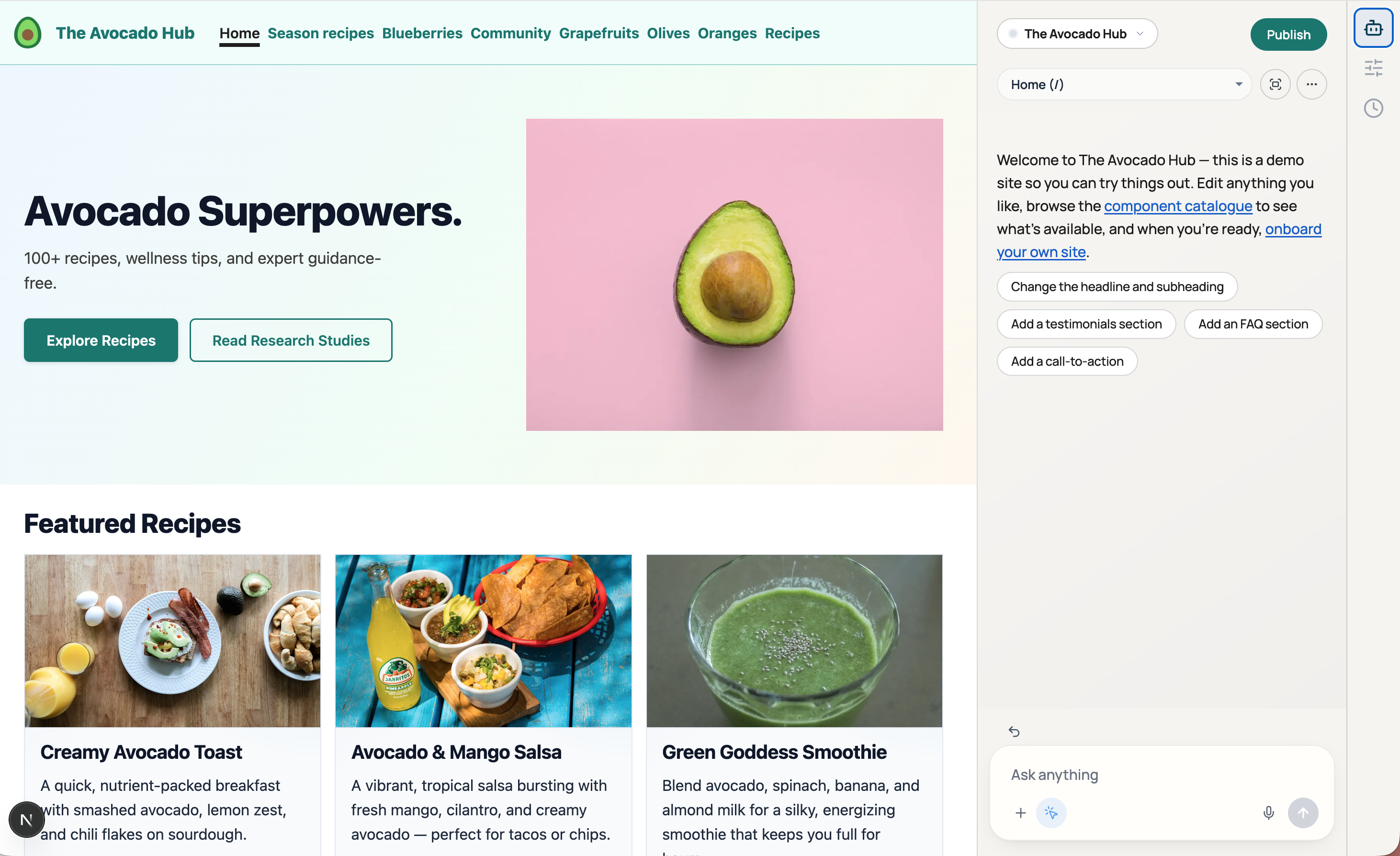 Avocado Studio AI - Site Content Ops gallery image