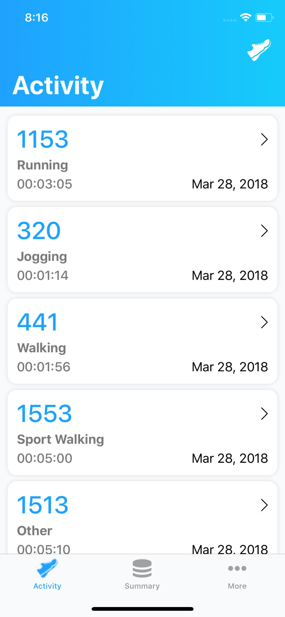 "Track My" series gallery image