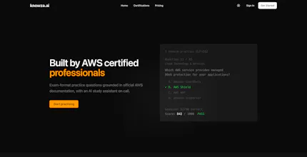 Knowza: AWS Certification Practice Exams gallery image