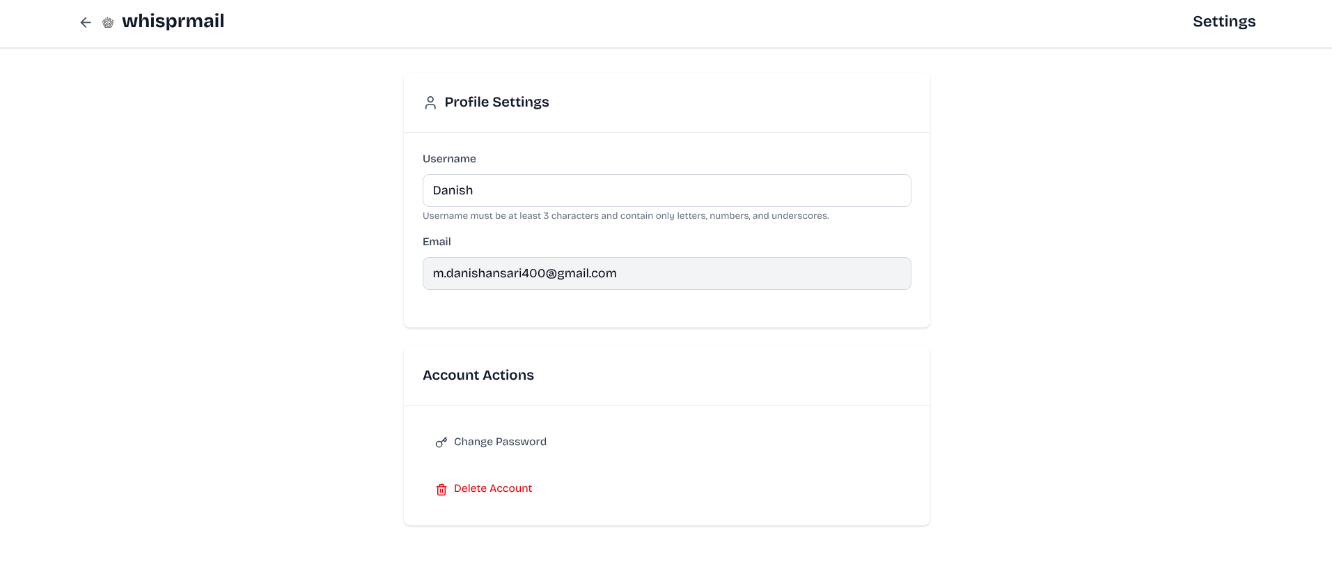 Media Whisprmail - Platform pemesejan tanpa nama 4