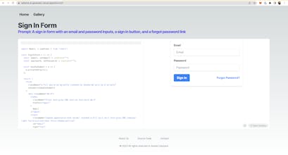 Tailwind AI Generator gallery image