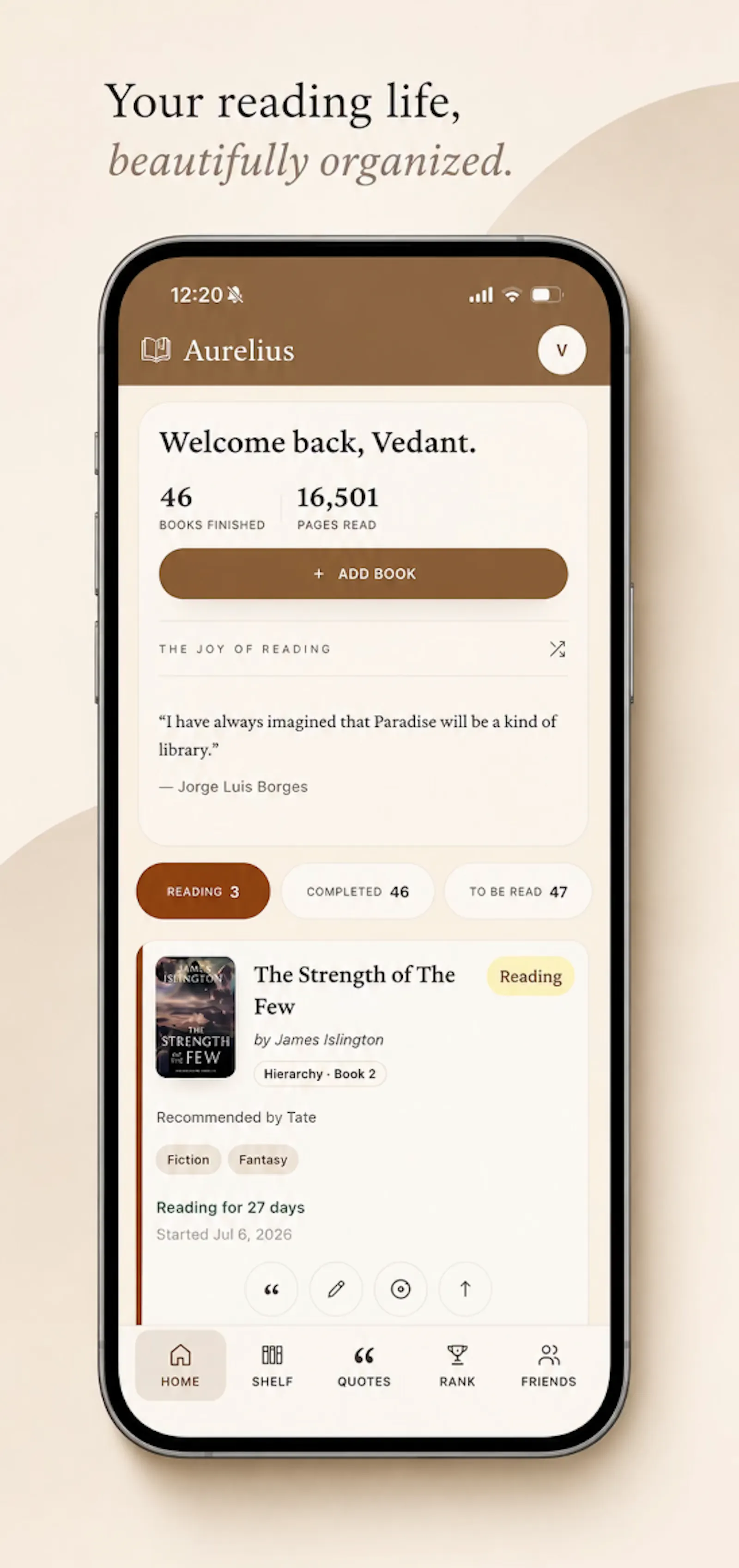 Aurelius Bookshelf screenshot 1