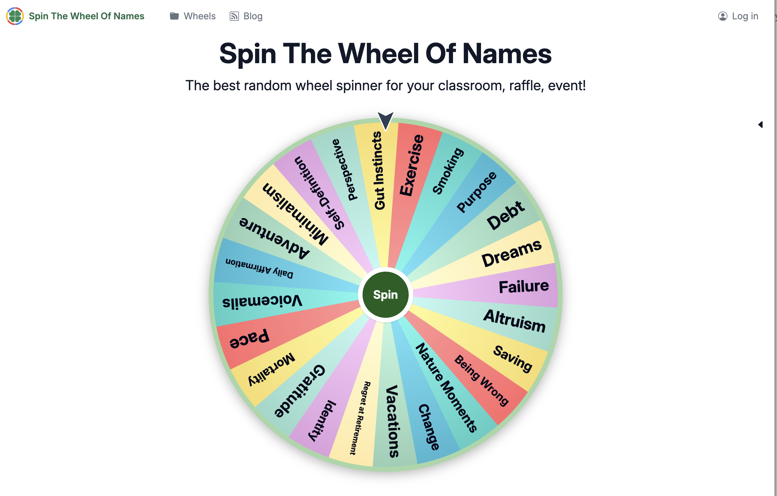 Spin The Wheel Of Names gallery image