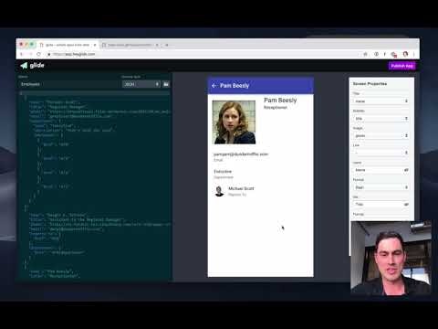 Mobile apps from JSON gallery image