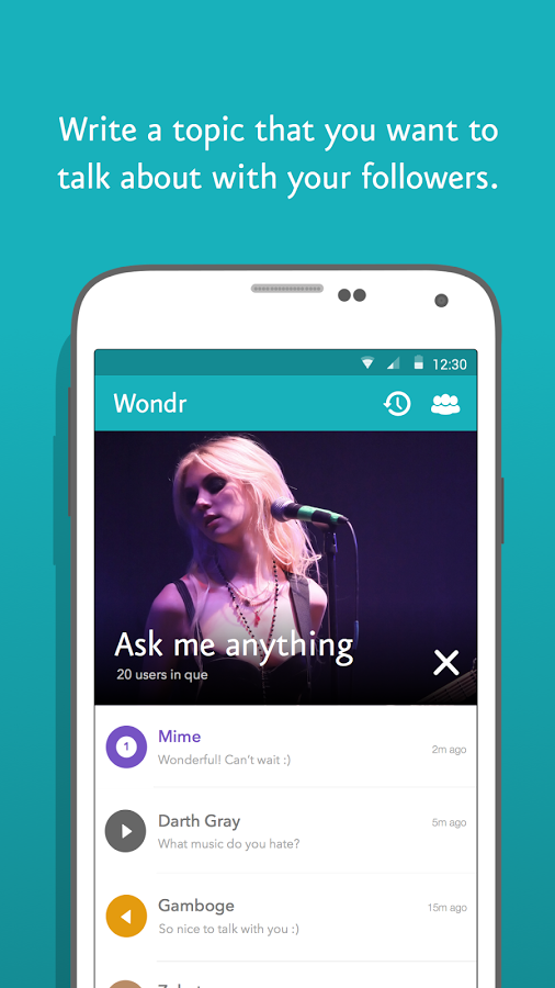Wondr - What do your followers wonder about you? gallery image