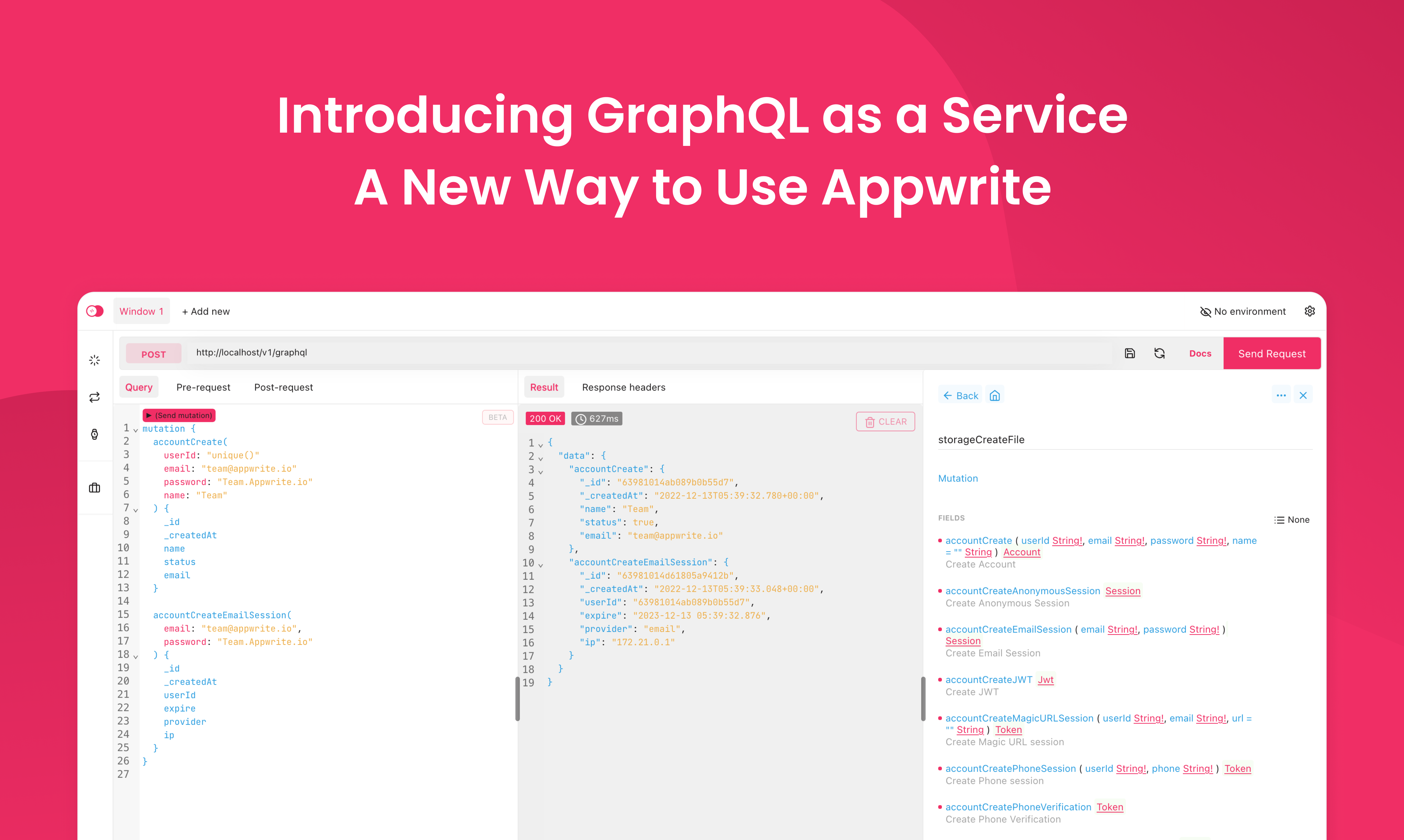 AppWrite GraphQL media 2