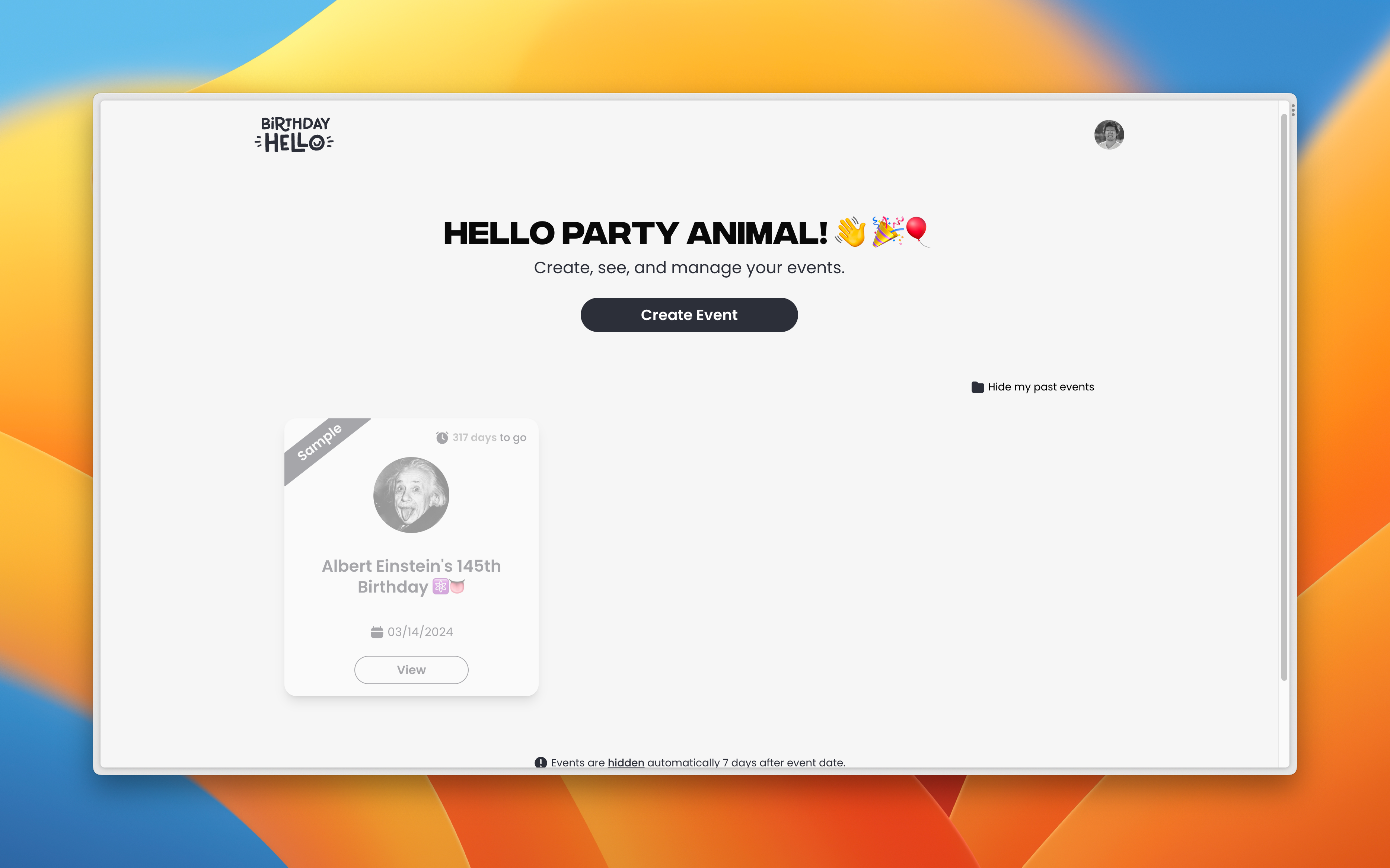 Mídia 7 de Hello Hello - Transforme aniversários em memórias inesquecíveis