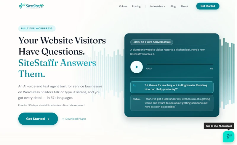 SiteStaffr screenshot 1