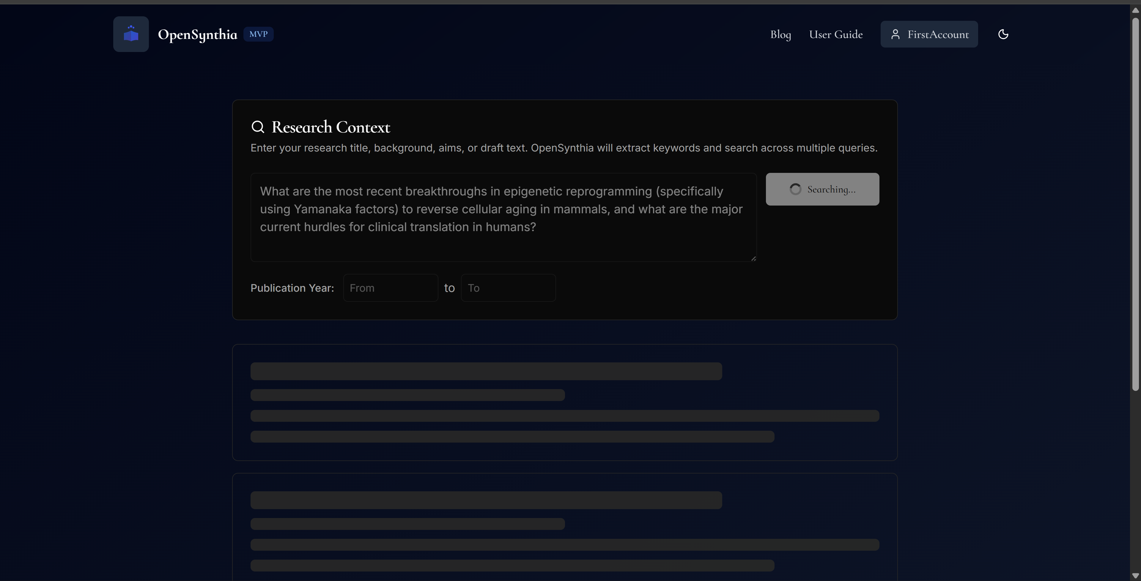 OpenSynthia - Screenshot 2 showing product features and functionality