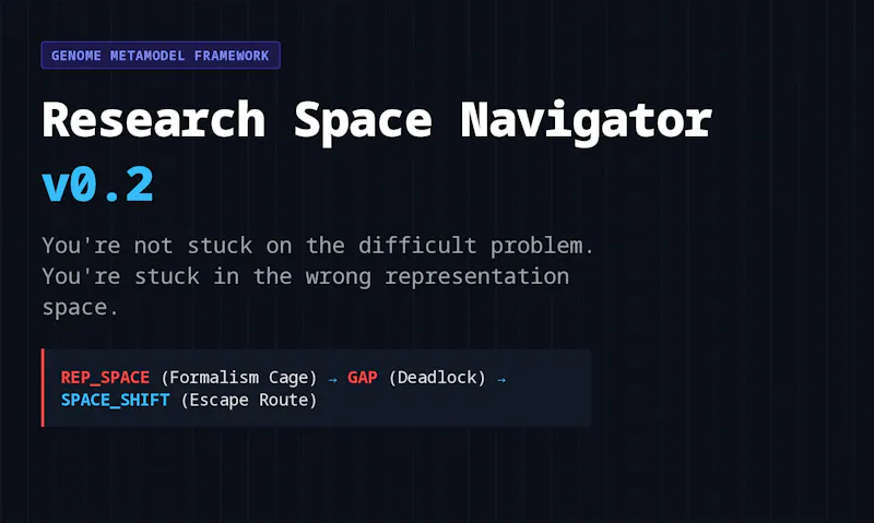 Research Space Navigator screenshot 1