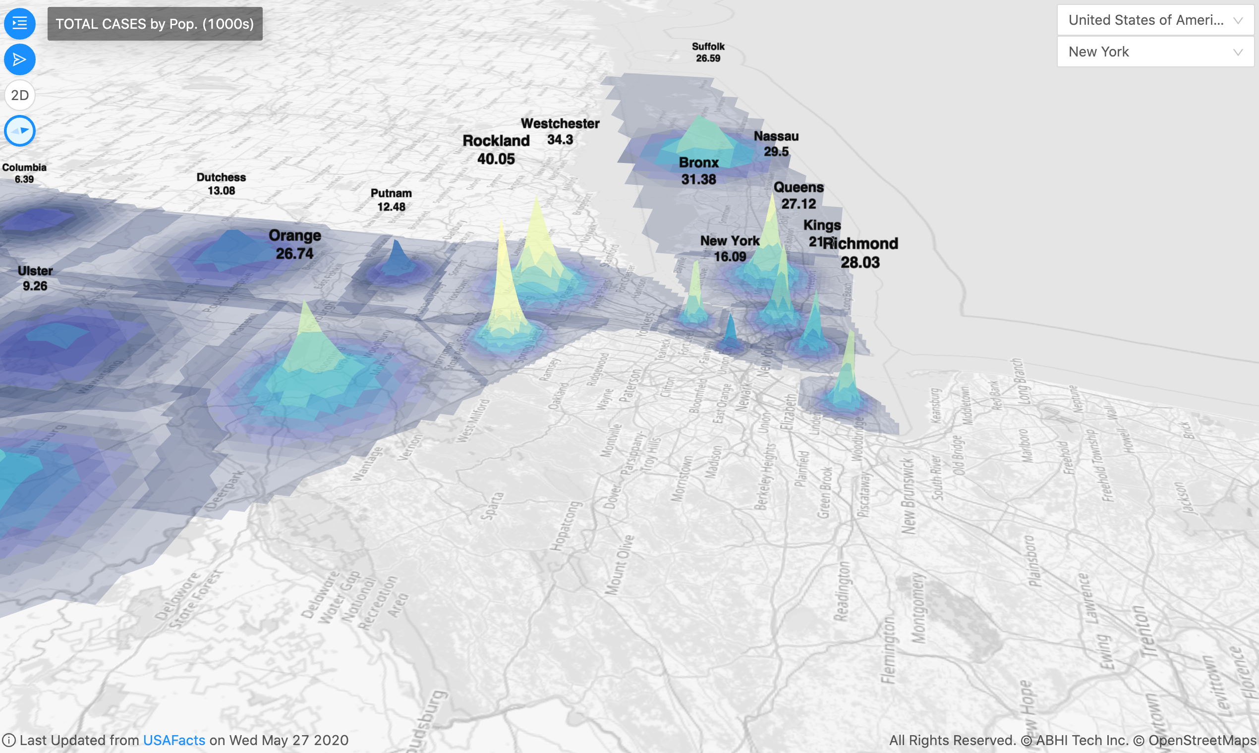 COVID Maps in 3D gallery image