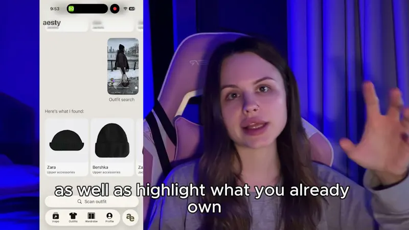 On screenshot 1 (video preview)