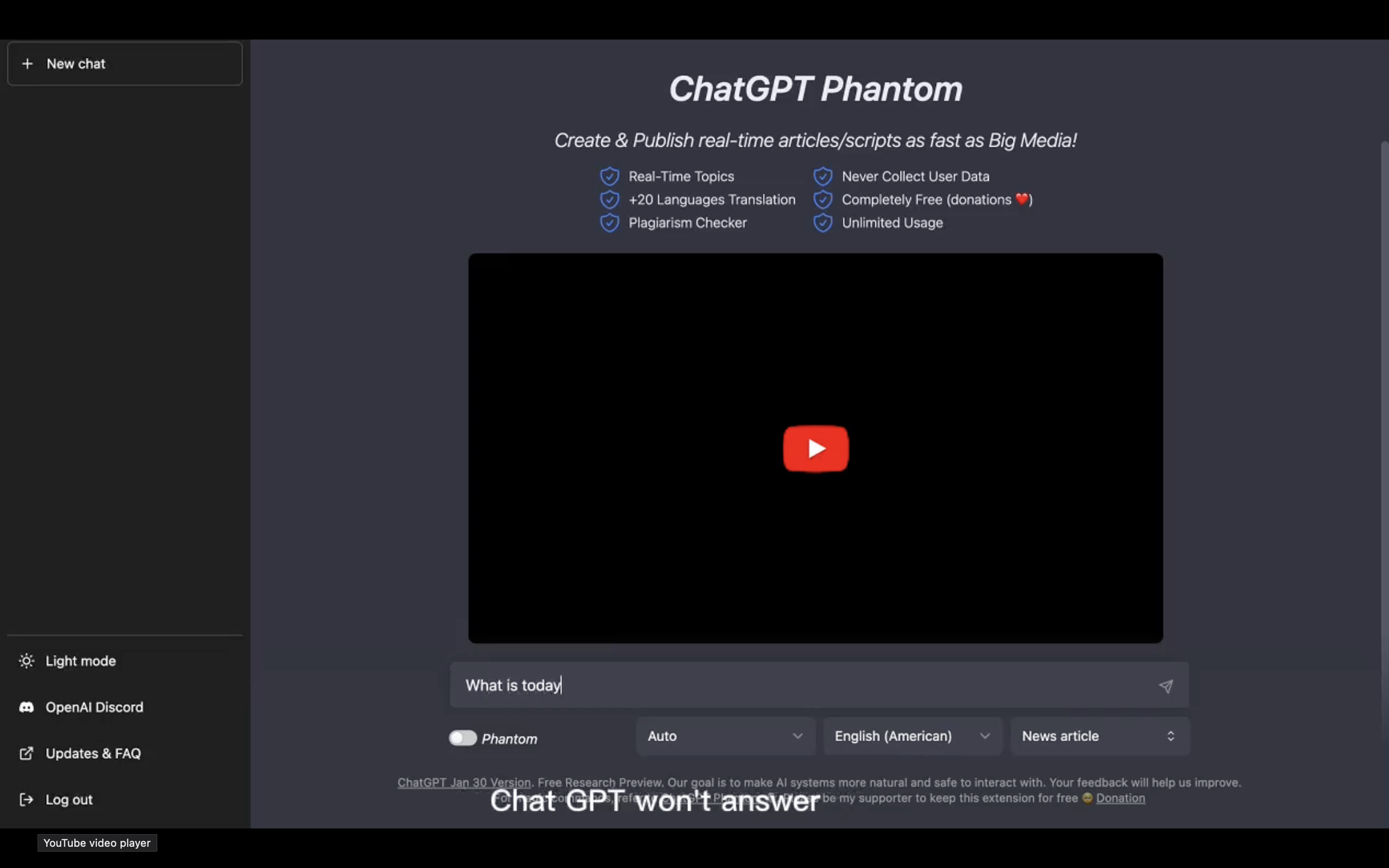 Пятнадцать фантом - Сделайте свой Chatgpt 100x лучше, чем Google Bard медиа 6