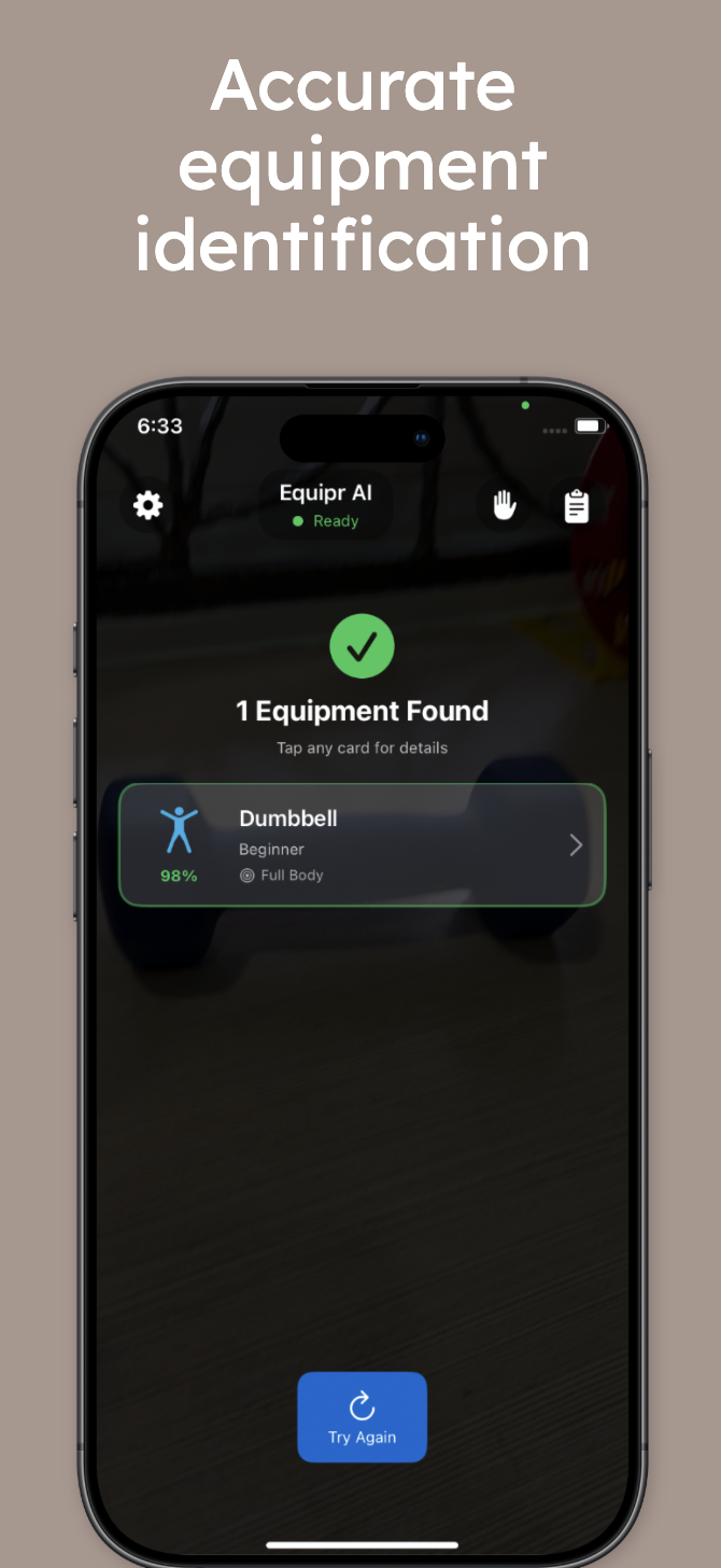 Equipr - Main product screenshot demonstrating key features and user interface