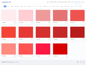 UI Colors - color palette tool gallery image