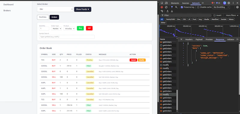 tradingclient screenshot 2