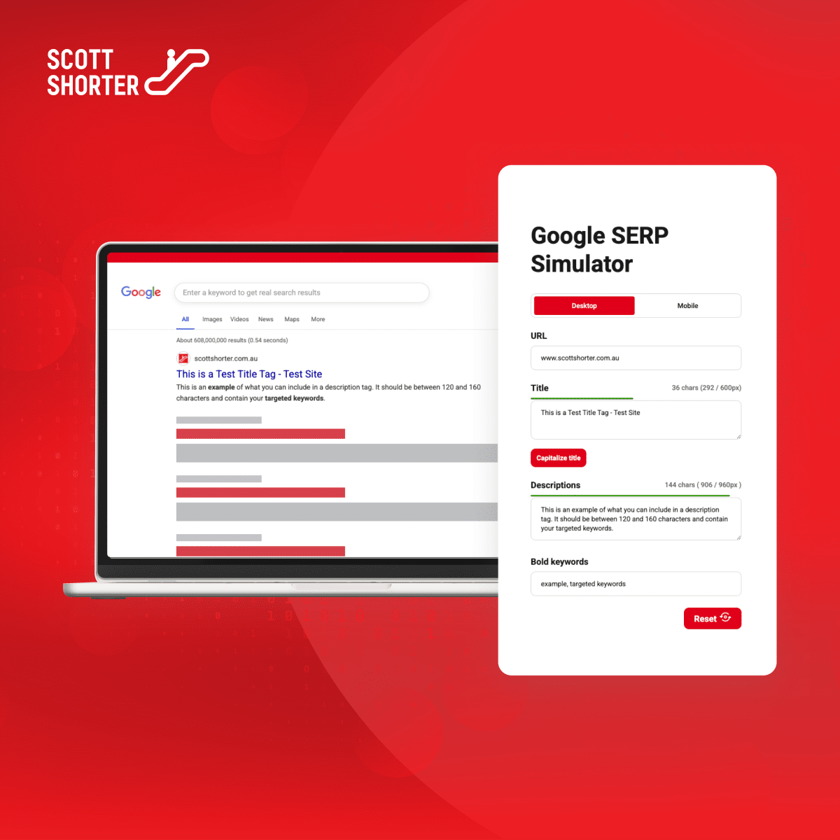 Scott Shorter Google SERP Simulator gallery image