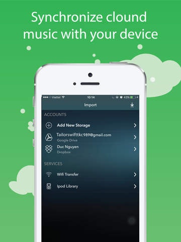 Musicloud - Play, download your music from your Dropbox, Google Drive(Cloud Platforms) gallery image