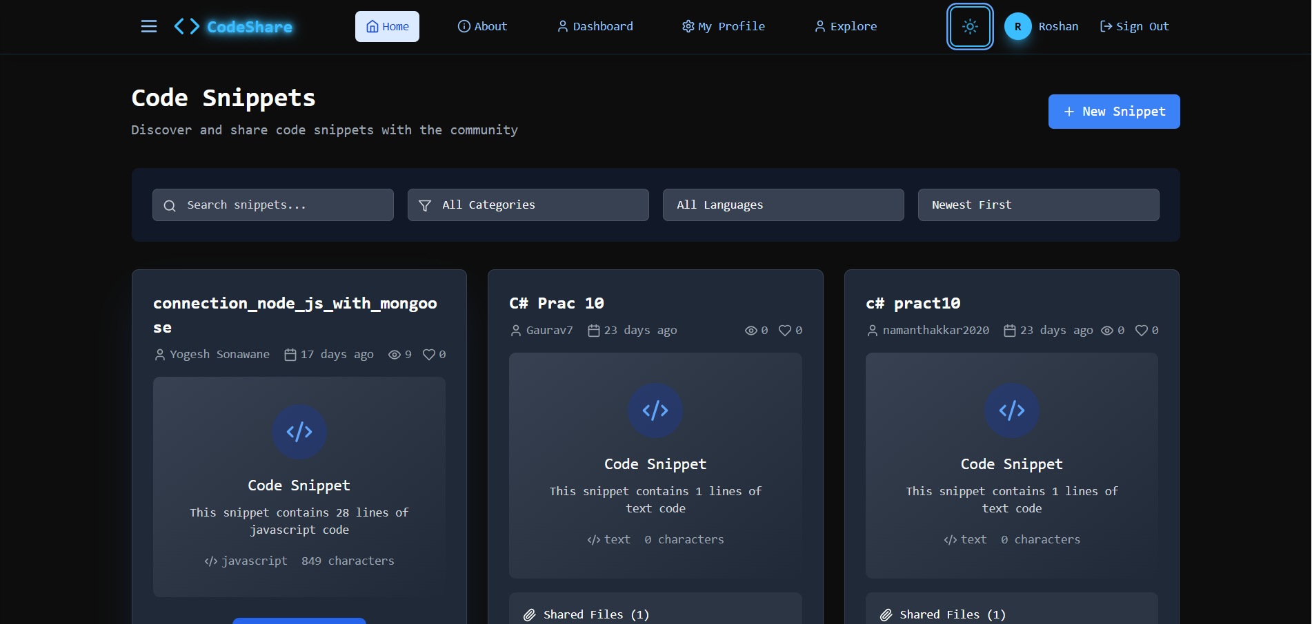 CodeShare gallery image