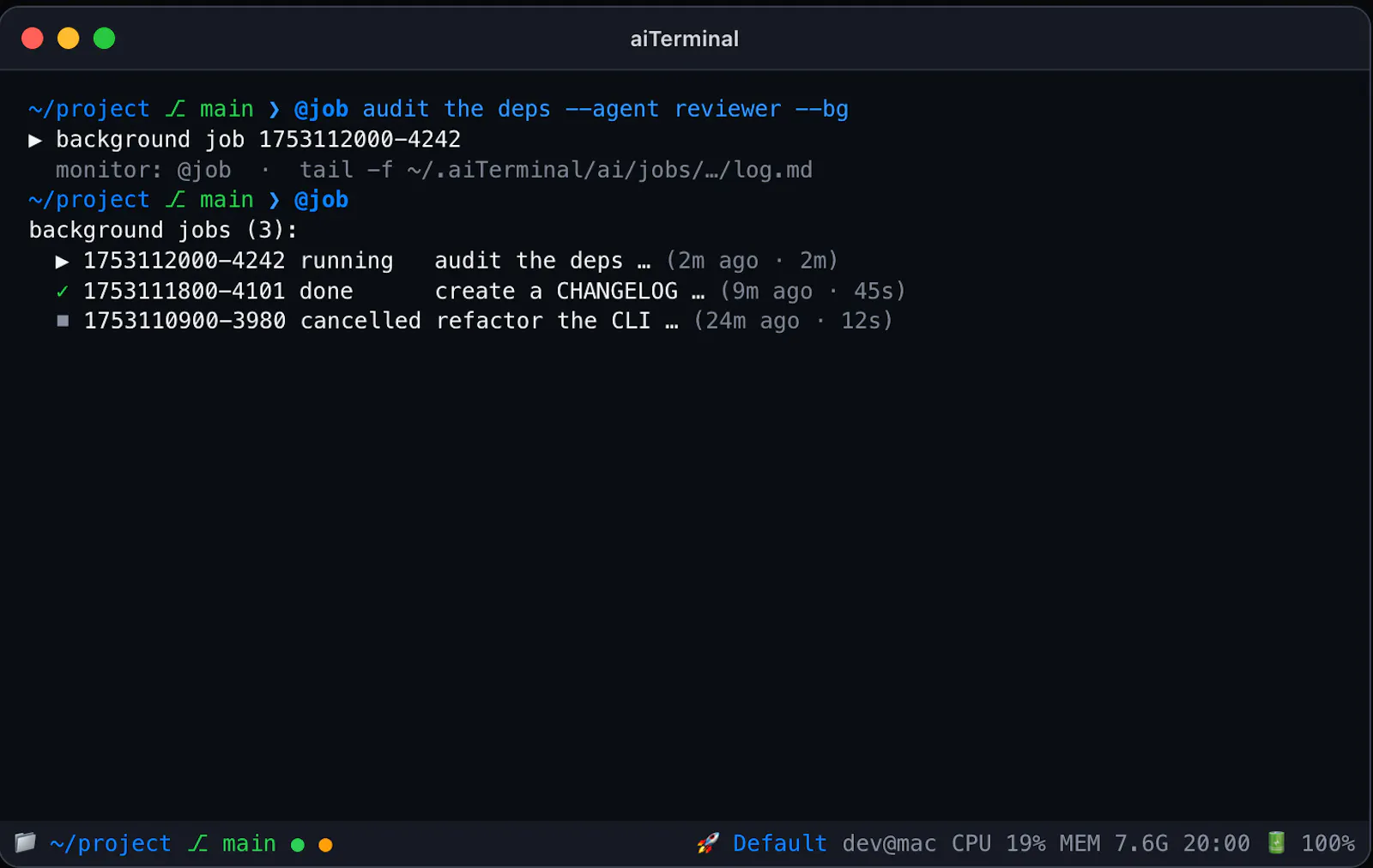 aiTerminal screenshot 8