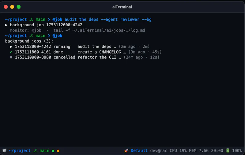 aiTerminal screenshot 8
