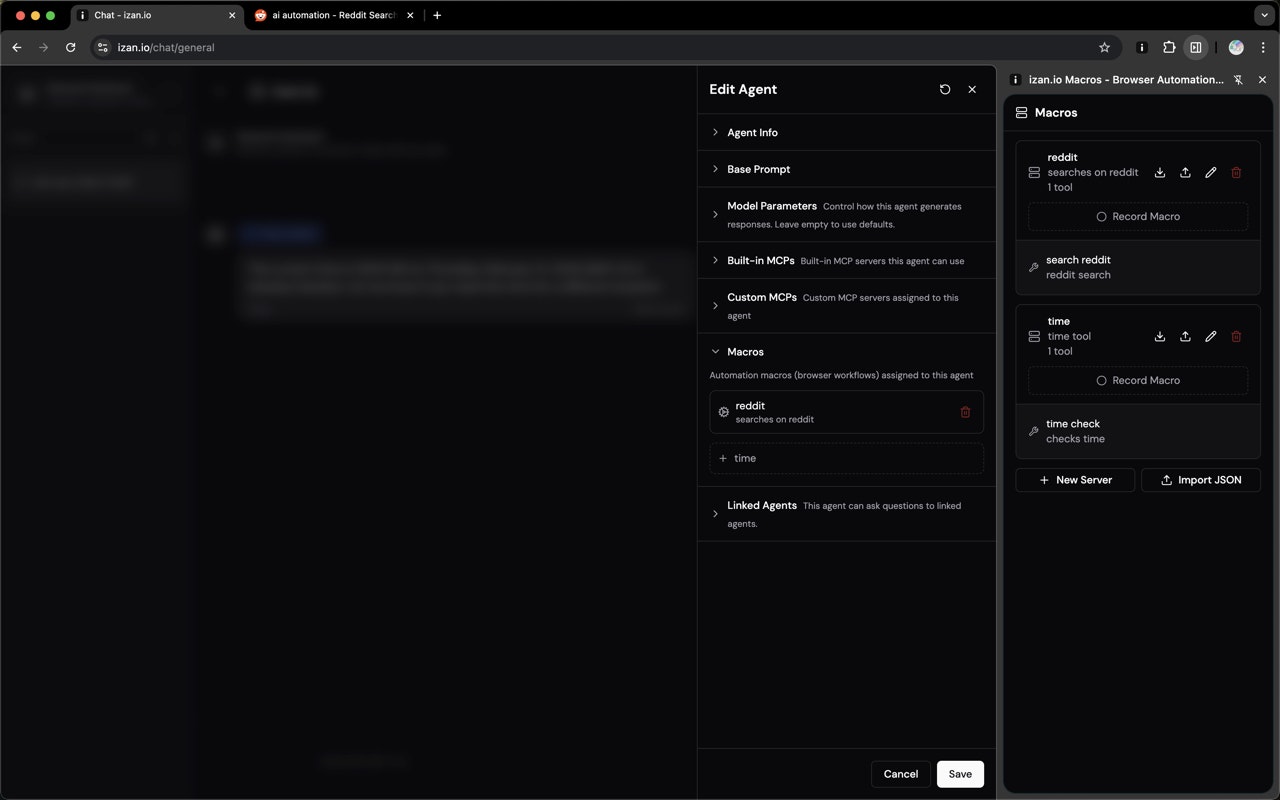 izan.io - Screenshot 2 showing product features and functionality