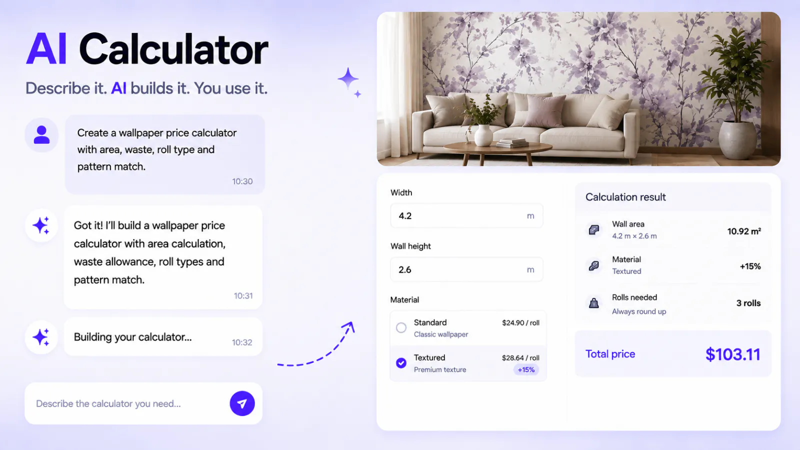 MI: Measure Price Calculator for Shopify gallery image