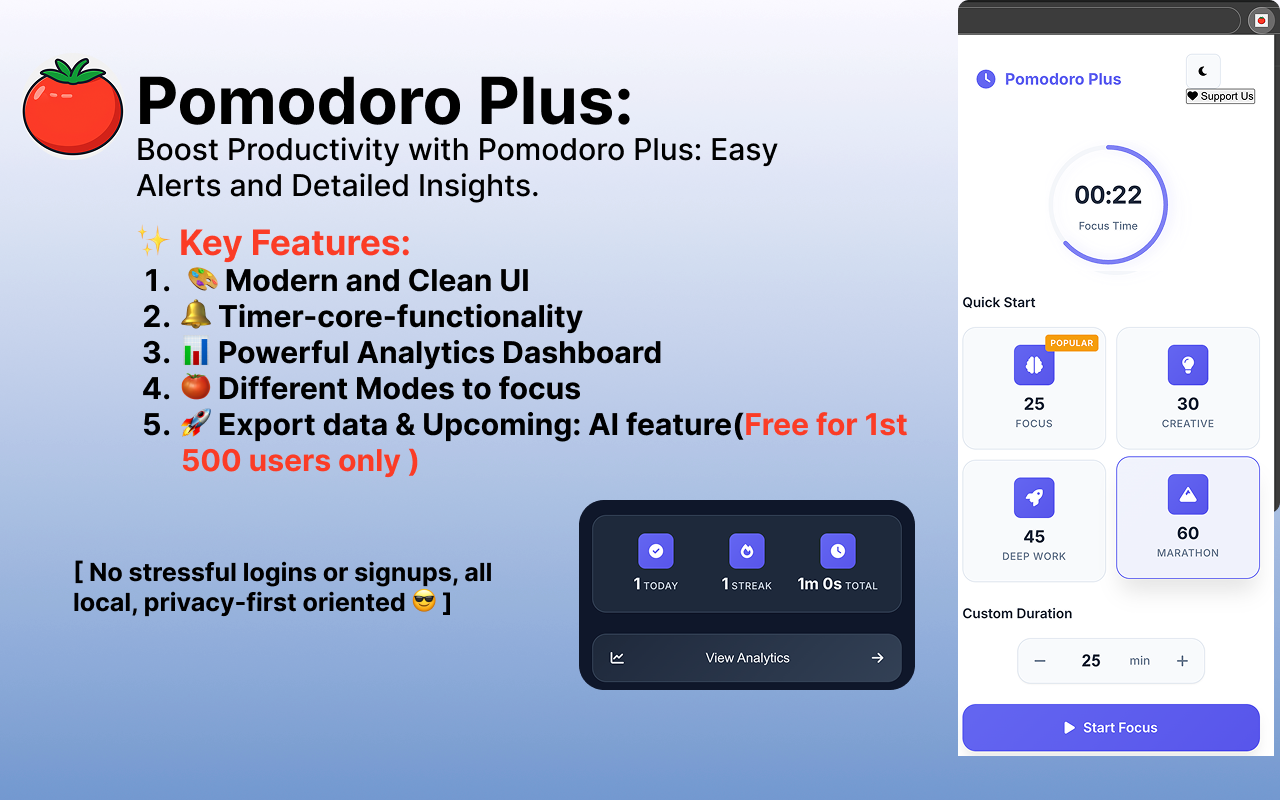 Pomodoro Plus media 1