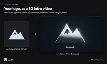 Lunebit Logo Intro Maker gallery image
