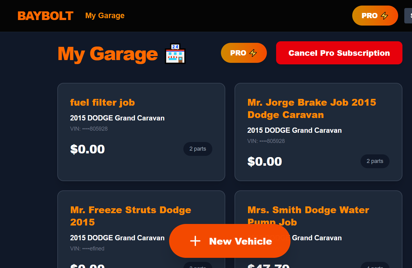 BAYBOLT - Screenshot 3 showing product features and functionality