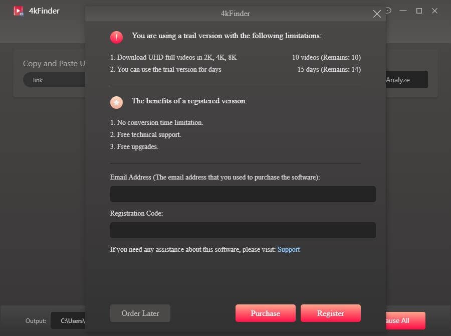 4kFinder Video Downloader media 1