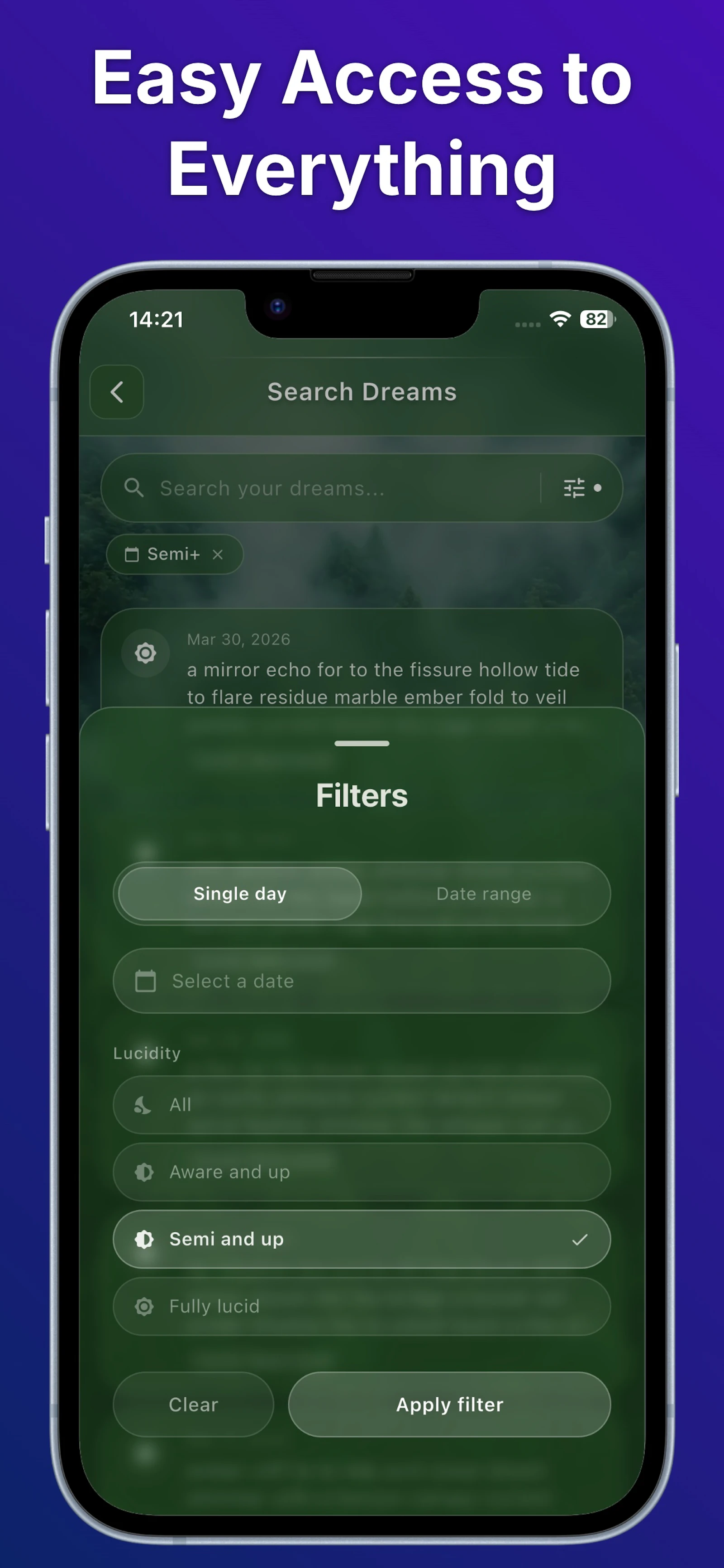 Nyxly: Private Dream Journal screenshot 6