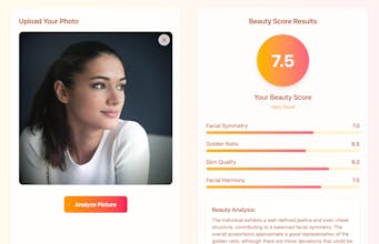 Free AI Beauty Test gallery image