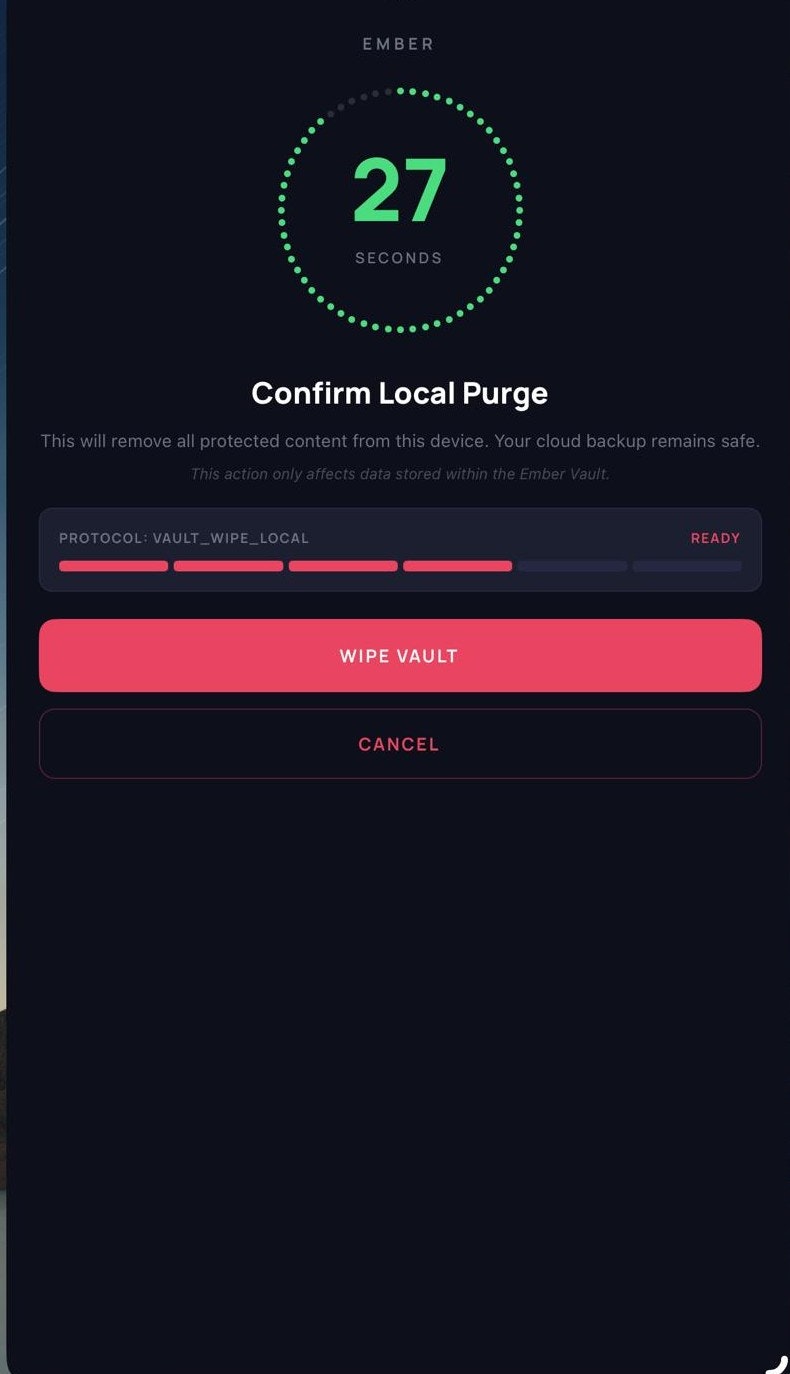 Ember — Emergency Privacy Protection gallery image
