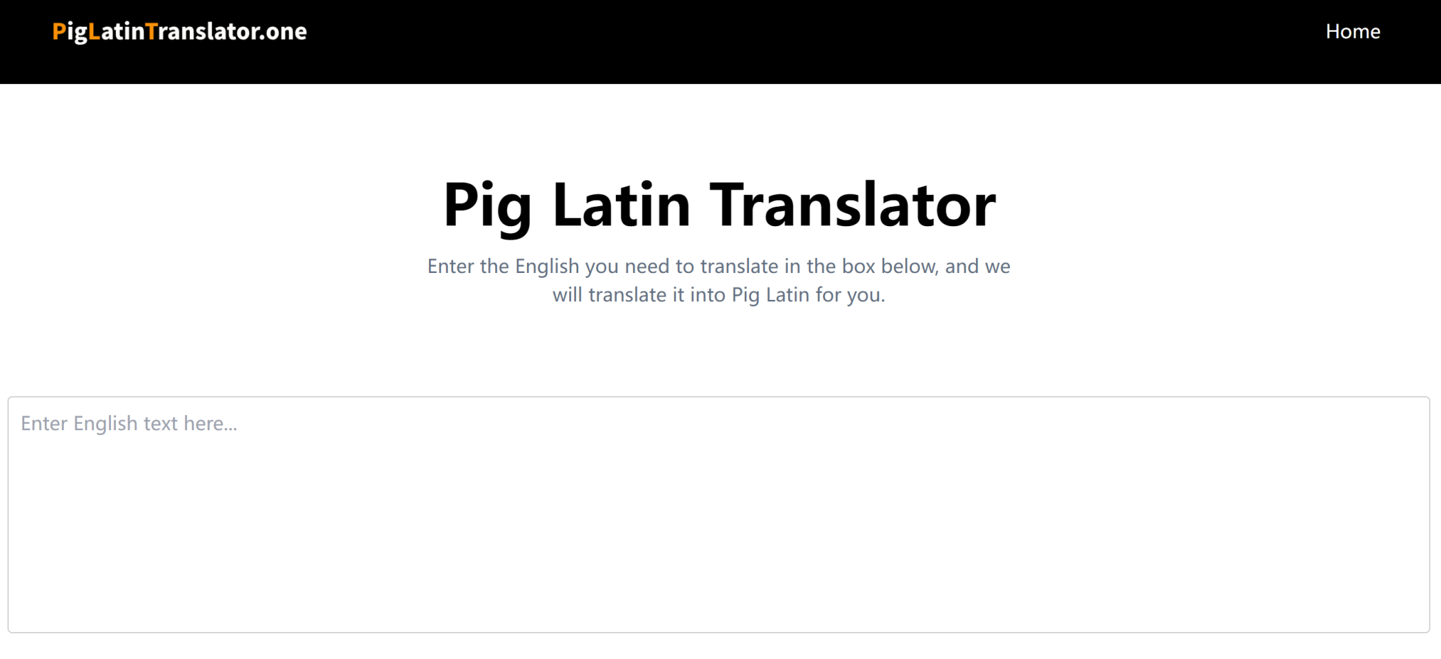 startuptile Pig Latin Translator-Translate English to Pig Latin Online