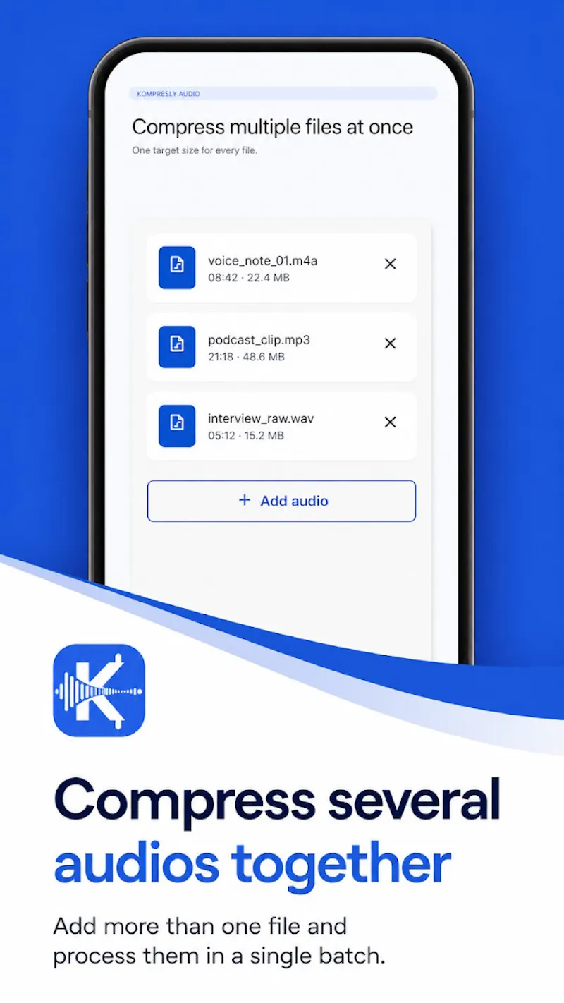 Kompresly Audio screenshot 2