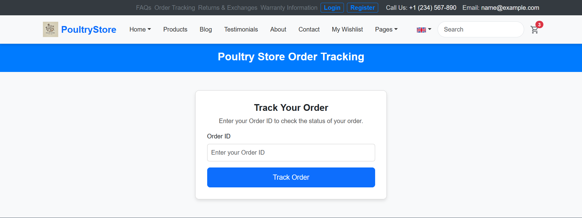 PoultryStore Supply & Farm HTML Template gallery image