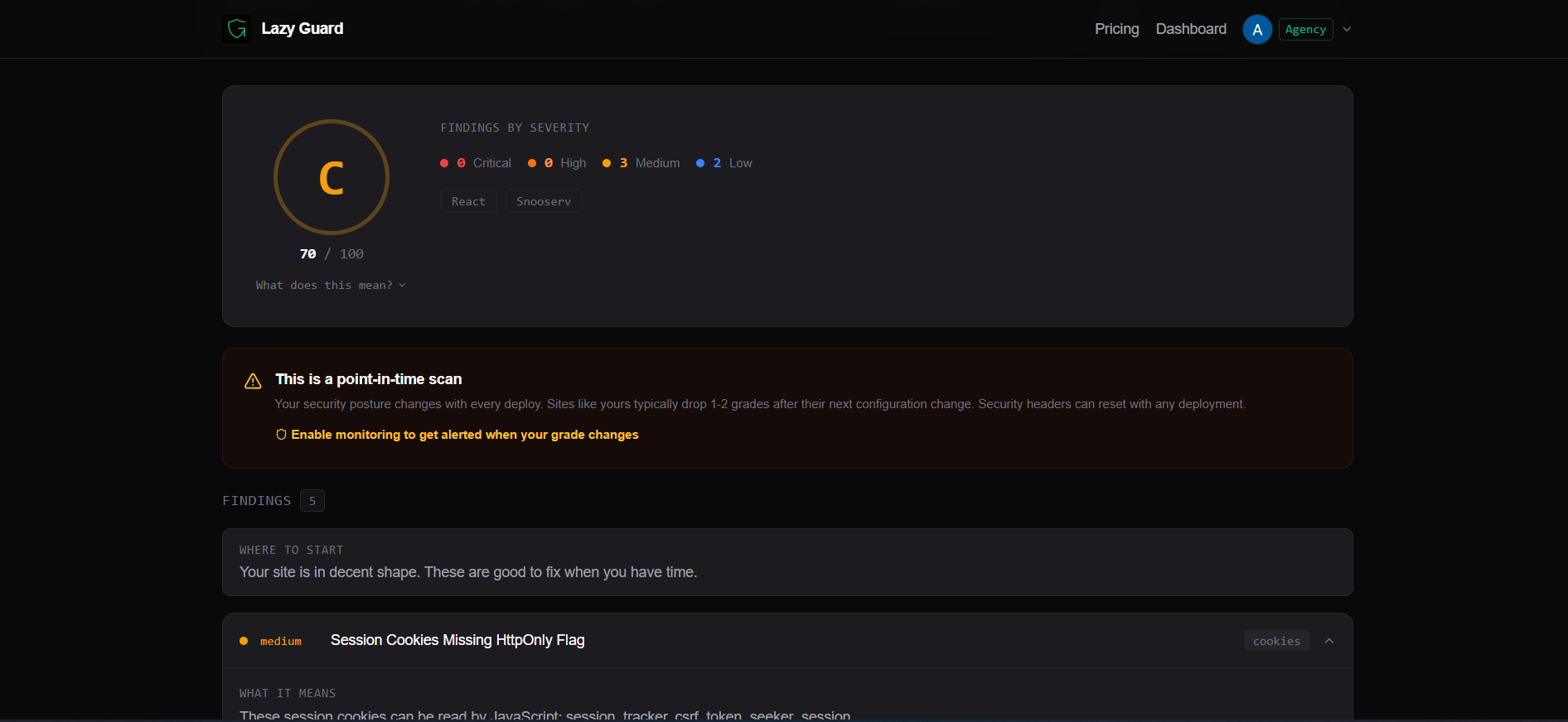 Lazy Guard - Simple Website Security gallery image