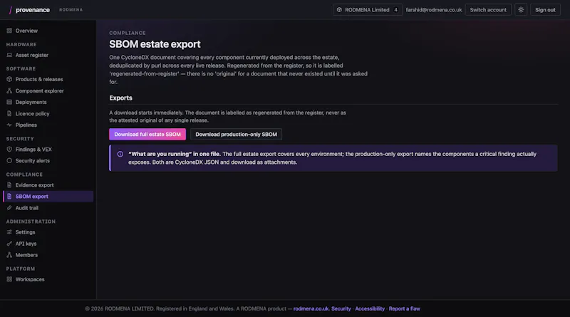 Provenance screenshot 5