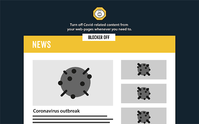 CALM Covid Blocker - Chrome Extension gallery image